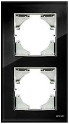 Lineme H Series Schalterrahmen 2-fach Vertikale...