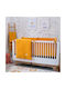 Funna Baby Set Copertă de Pătuț cu Față de Pernă Galbenă 110x150cm.
