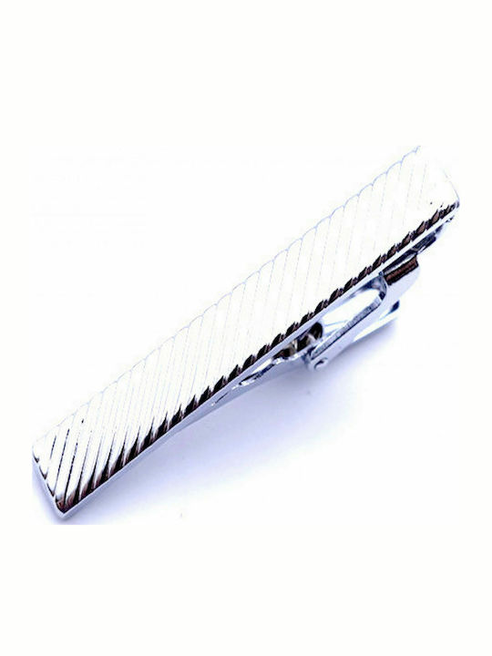 Legend Accessories Clip Γραβάτας Ασημί