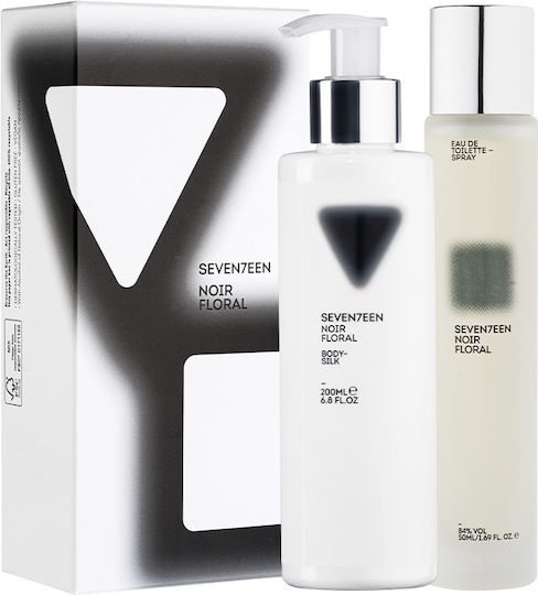 Seventeen Noir Floral Γυναικείο Σετ με Body Lotion
