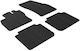Auto Gs Σετ Μπροστινά και Πίσω Πατάκια 4τμχ για Seat Tarraco Μαύρα