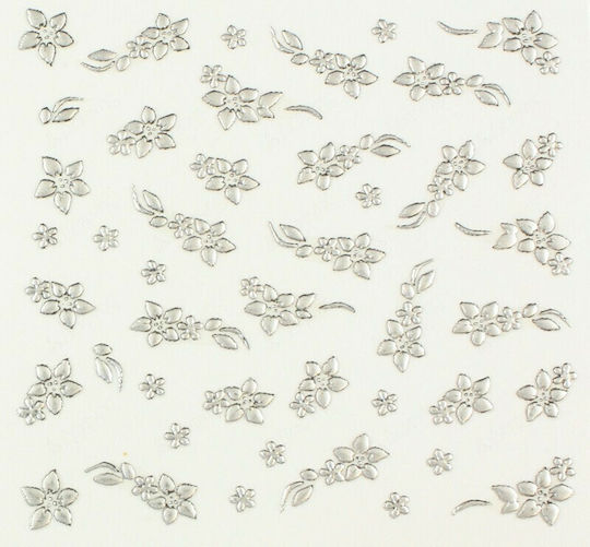 Various Stickers with Design,art stickers for Nails in Silver Color