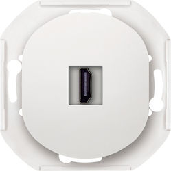 EON Flavours ERW-EON-E6163.0 Front Audio & Video HDMI Socket White 15.005.0168