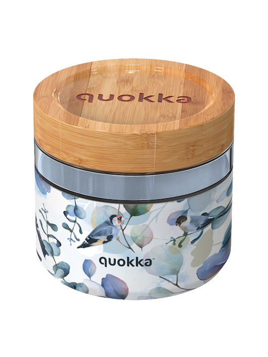 Quokka Lunch Box Glass Blue 820ml 1pcs