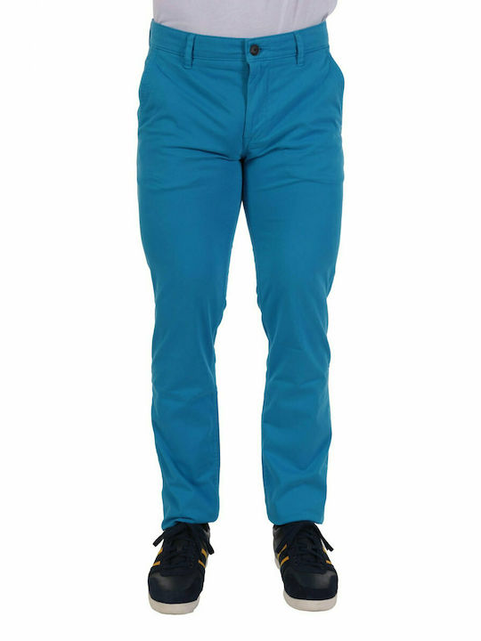 Hugo Boss Ανδρικό Παντελόνι Chino σε Slim Εφαρμογή Turquoise