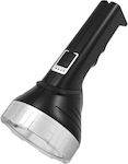 Rechargeable Flashlight LED 88069 Black