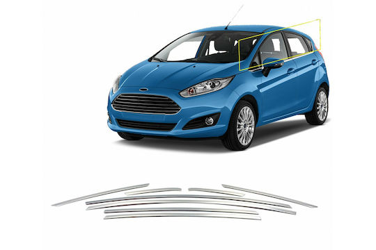 S-dizayn Car Window Decorative For Ford Fiesta 8pcs