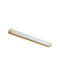 GloboStar Renata Modern Lamp Bathroom with Integrated LED and Natural White Light Gold 60x5.5cm