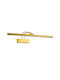 GloboStar Laura Modern Lamp Bathroom with Integrated LED and Natural White Light Gold 60x13cm