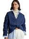 Ralph Lauren Women's Long Sleeve Sweater Woolen with V Neckline Blue