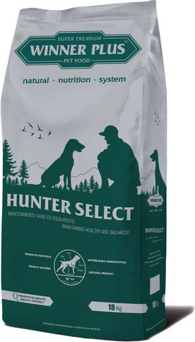 Winner Plus Hunter Select 18kg Ξηρά Τροφή για Ενήλικους Σκύλους με Κρέας