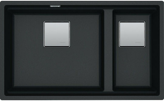 Franke Kubus 2 Kng 120 Υποκαθήμενος Αριστερός Συνθετικός 76x46cm Franke Kubus 2 Kng 120 Υποκαθήμενος Αριστερός Συνθετικός 76x46cm