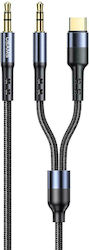Usams US-SJ555 USB 2.0 USB-C männlich - 3.5mm 1.2m (SJ555YP01) Usams US-SJ555 USB 2.0 USB-C männlich - 3.5mm 1.2m (SJ555YP01)