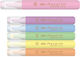 Deli Mi You Macaron Textmarker 4mm Mehrfarbig 6Stück