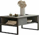 Rectangular Coffee Table Honora Charcoal L100xW60xH44.5cm