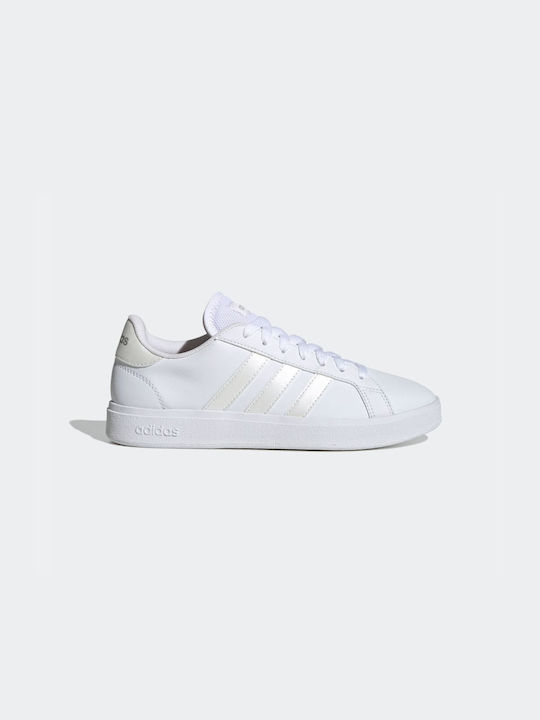 Adidas Grand Court Base Γυναικεία Sneakers Cloud White / Zero Metalic / Grey Two