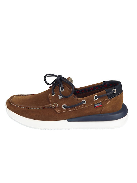 Callaghan Δερμάτινα Ανδρικά Boat Shoes σε Ταμπά Χρώμα