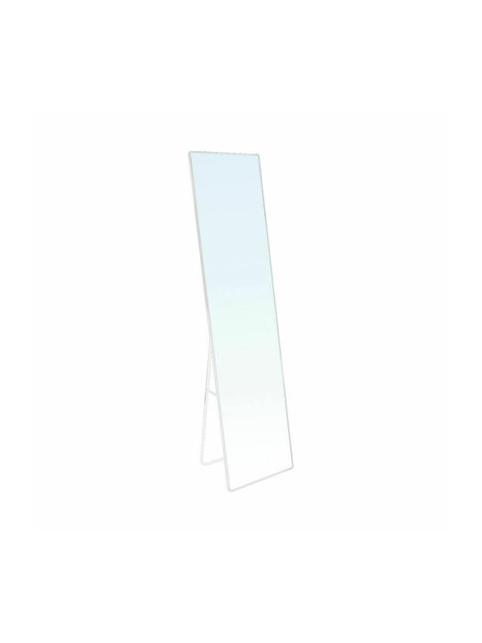 Woodwell Καθρέπτης Δαπέδου με Μεταλλικό Πλαίσιο Dayton Λευκό 33x40x160εκ.