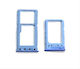 SIM & SD Card Tray Holder Μπλε για Redmi 6a