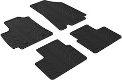 Gledring Set Front and Back 4pcs for Renault Megane 2020 Black