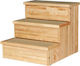 Trixie Car Steps for Dog Wooden Aspen Steps 40X38X45cm Brown