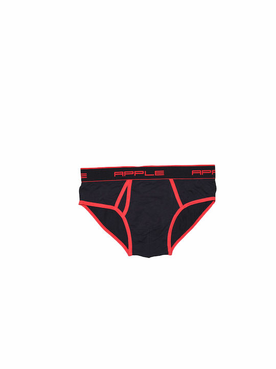 Apple Boxer Men's Slip Black / Red