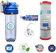 USA Tech PB Plus Wasserfiltrationssystem Unter der Spüle Durchmesser 1/4'' mit Wasserhahn & Ersatzfilter USA TECH Pb-Aktivkohle 0,5μm