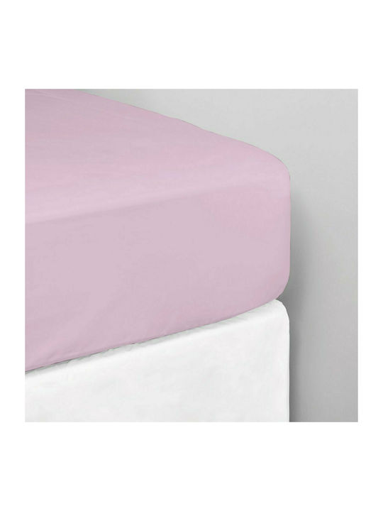 White Fabric Чаршаф Кралица с Ластик 160x200+30...