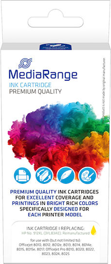 MediaRange Συμβατό Μελάνι Εκτυπωτή InkJet HP 912XL 3YL83AE Κίτρινο