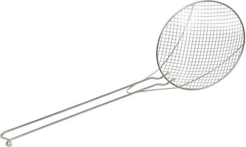 Govas Shallow Spider Strainer Colander Stainless Steel Silver 27cm