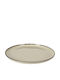 Zaros Plate Shallow made of Porcelain Beige with Diameter 27cm 6pcs