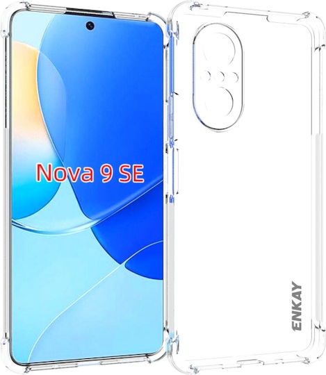 Shock Proof Back Cover Plastic / Silicon Transparent (Huawei Nova 9)