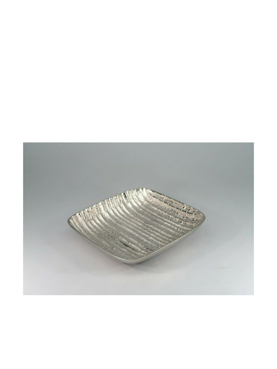 Karvounis Decorative Bowl Silver 23x23x6cm