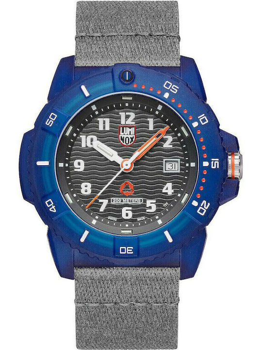 Luminox Tide Мъжки Аналогов Часовник 46мм На Батерия с Гради Текстилна Каишка