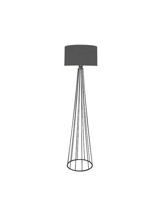 Freebox Floor Lamp H155xW38cm. with Socket for Bulb E27 Gray
