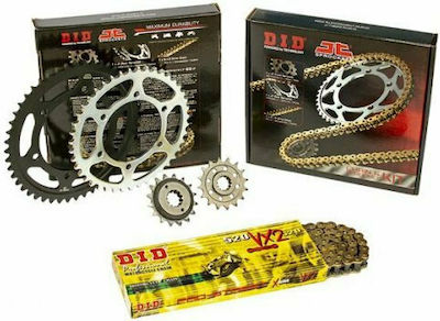 Kawasaki Chain & Sprocket Kit (15-43-520VX G&B) for Kawasaki Z750 2004-2011