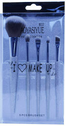 Synthetic Make Up Brush Set 5pcs