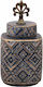 Fylliana Διακοσμητικό Βάζο Keramik Bronze - Grey 14x14x28.5cm 1Stück