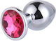 Kinksters Metallic Dop Anal Mici Silver/Pink 3001-4506