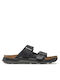 Birkenstock Arizona CT Δερμάτινα Ανδρικά Σανδάλια σε Μαύρο Χρώμα Regular Fit