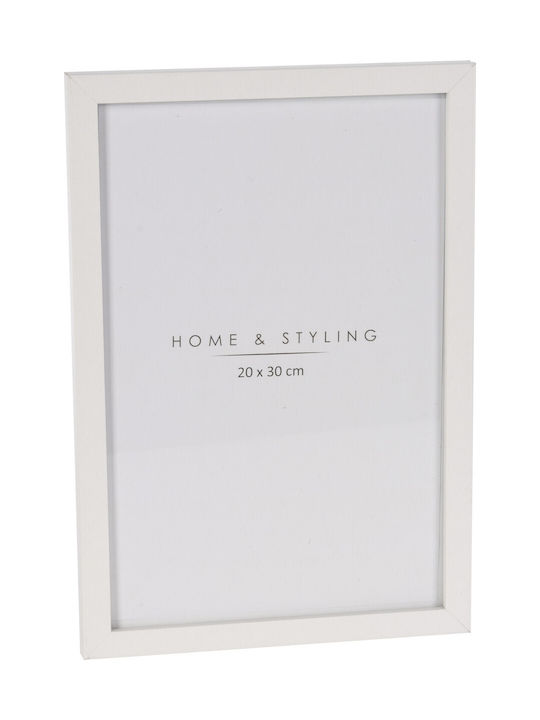 Photo Frame Wooden 20x30cm with White Frame