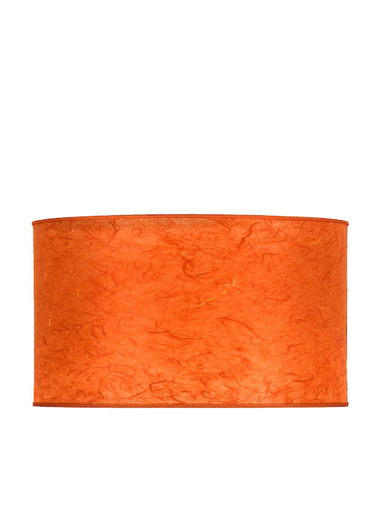 Starlight ΚΑ-ΚΥ-3520-ΕΠ Round Lamp Shade Orange with Diameter 35cm Ceramic