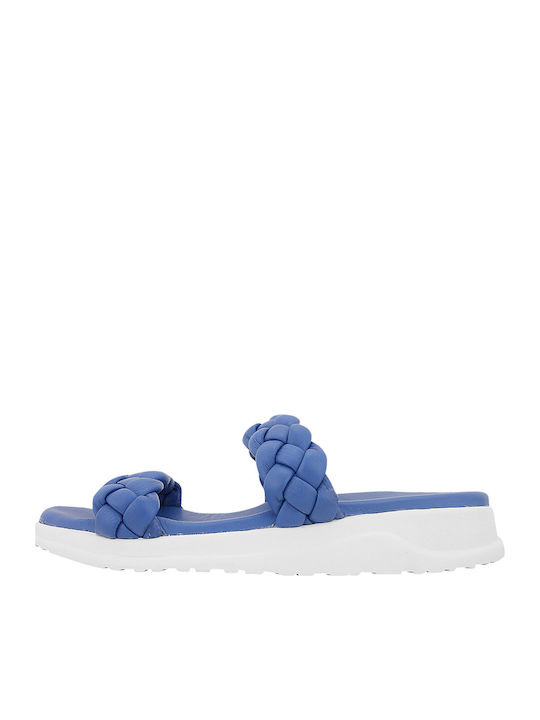 Guy Laroche Dottern Leder Herrensandalen in Bla...