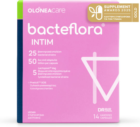 Olonea BacteFlora Intim with Probiotics and Prebiotics 14 veg. caps
