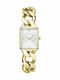 Rosefield The Octagon XS Women's Watch with Gold Metal Bracelet