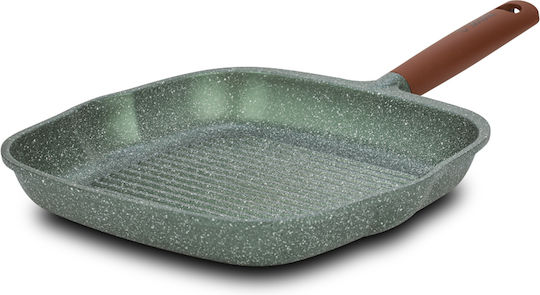 Nava Grătar din Aluminiu cu Strat de Piatră 28cm