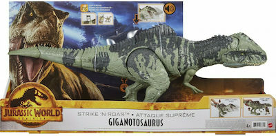 Φigură de acțiune Jurassic World Dinozaur Γιγαντόσαυρος cu Sunete pentru copii de 4+ ani 53cm cm