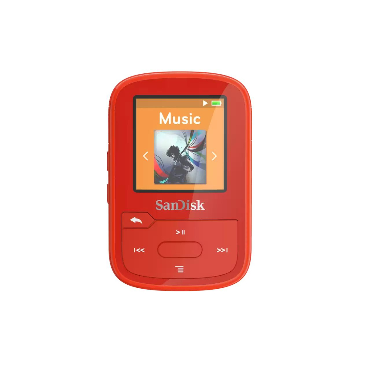 Sandisk Clip Sport Plus MP3 Player (32GB) με Οθόνη TFT 1.44" Κόκκινο