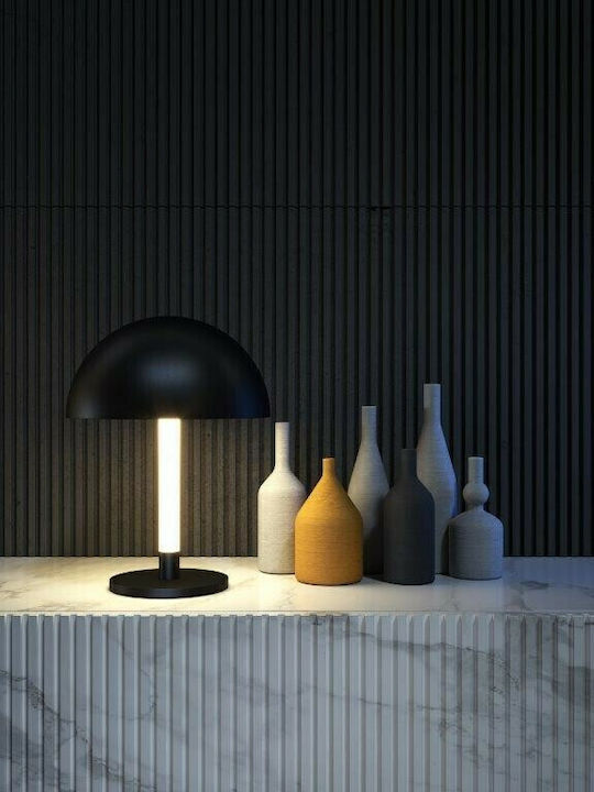 Maytoni Ray Metall Tischlampe LED mit Schwarz Schirm und Basis