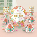 Amscan Boho Birthday Girl Σετ Decorațiuni de birou pentru Petrecere 27buc 282106